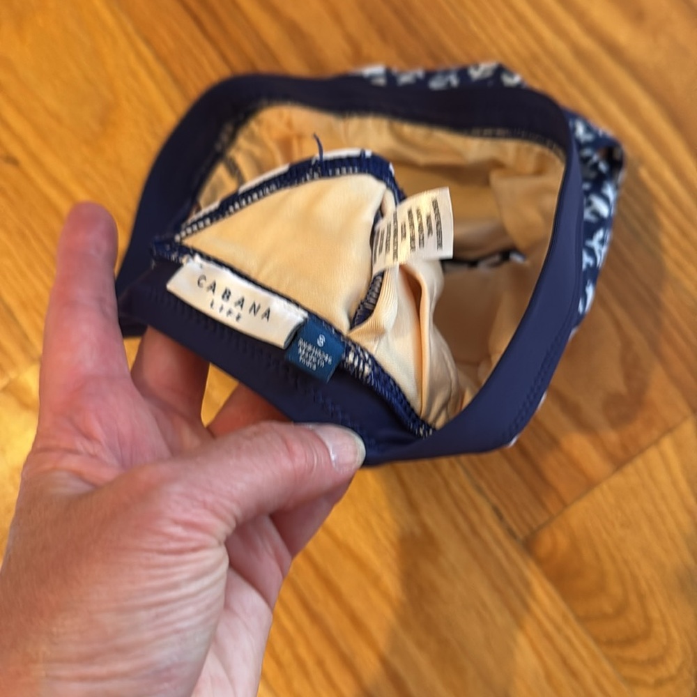 Cabana Life Blue and White Striped Bikini Swimwear - Picture 8 of 8